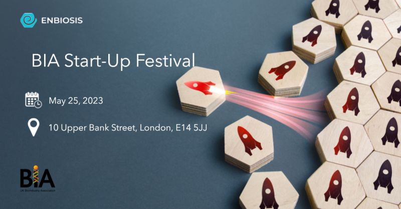 Enbiosis is attending BioIndustry Association (BIA) Start-Up Festival