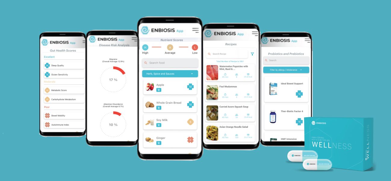 Enbisois mobile app microbiome analysis